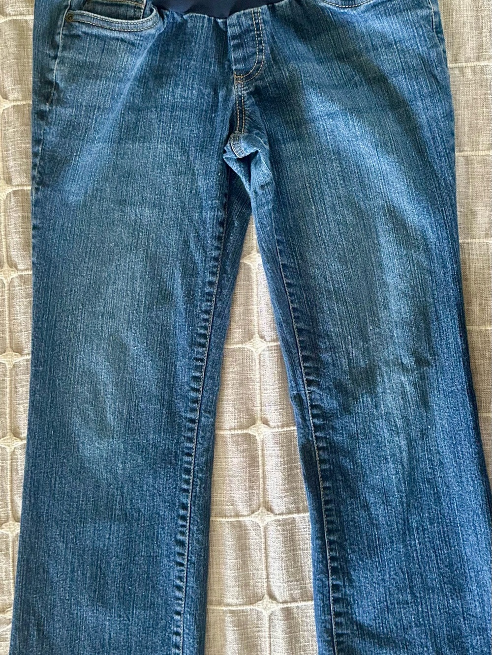 Motherhood Navy Maternity Denim Panel Jeans